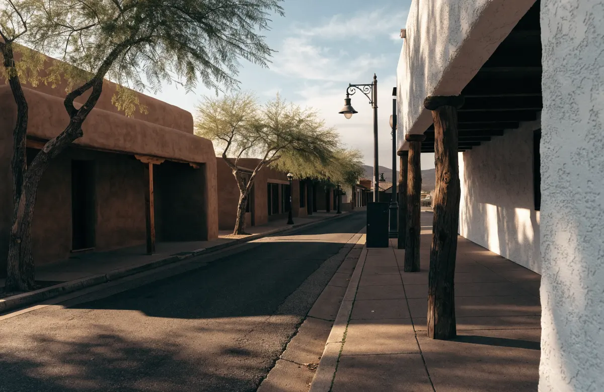 Old Town Scottsdale in early morning