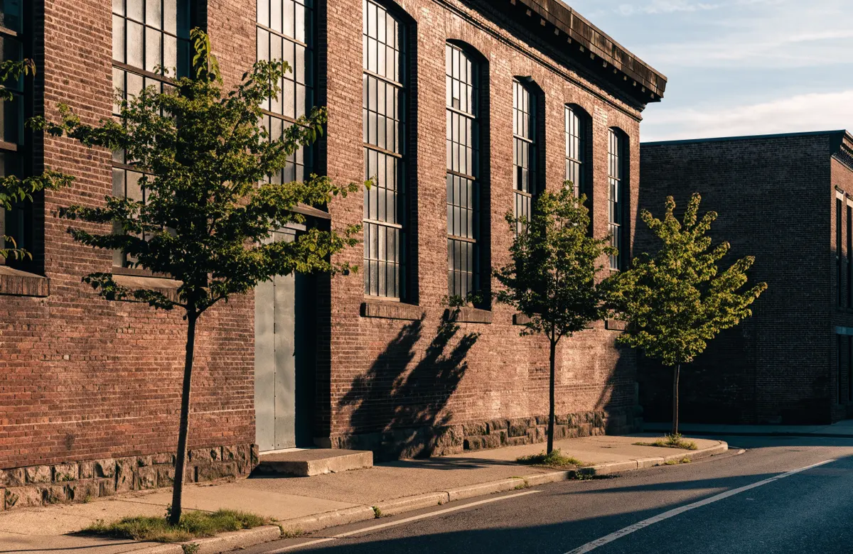 The brick building on Union Street in Gowanus where the show is recorded